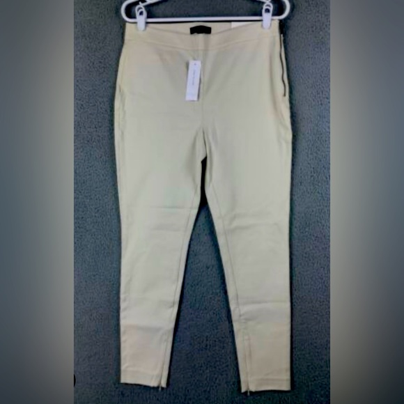 KHAKI ANN TAYLOR ankle ankle pant with side zip . Seamless front . 26’5 inseam . - Picture 2 of 8